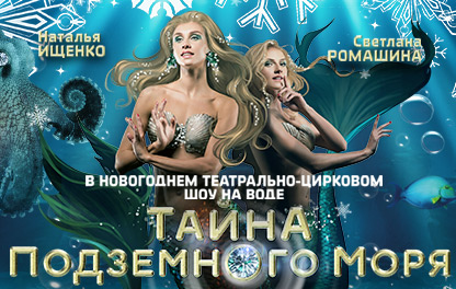 новогодний спектакль Новогоднее шоу на воде "Тайна подземного моря"