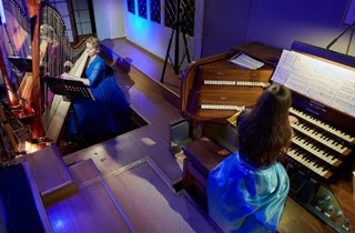 органный концерт Романтический вечер. Музыка для двух арф и органа