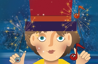 новогодний спектакль Семь волшебных нот спасают новый год